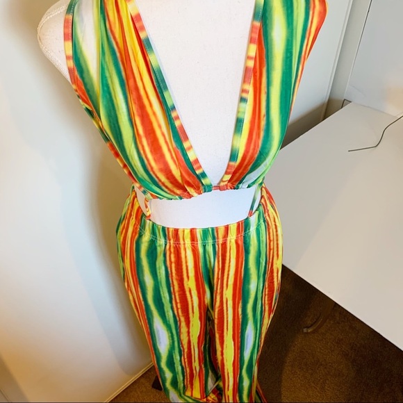 Festival style 70’s vintage attached top 1 piece! - Picture 5 of 12